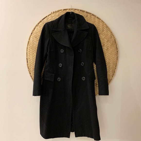 Aritzia Jackets & Blazers - Aritzia XS Talula Babaton Black Wool Peacoat